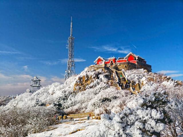 岱宗披霜缟 冰韵醉人间