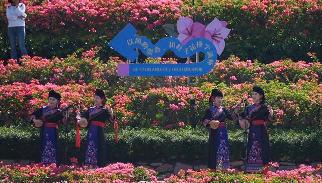 南宁青秀山开启叶子花艺术季，七大主题打造沉浸式赏花体验