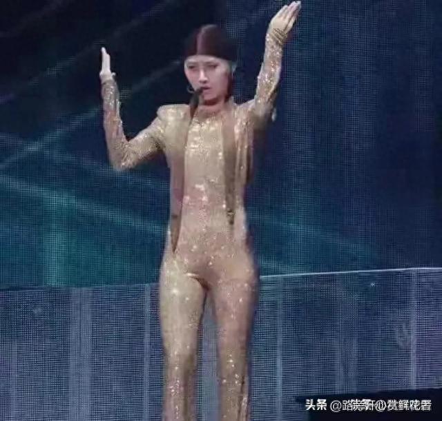 演唱会上这一身，真是把我惊着了！这审美，属实让人不敢恭维