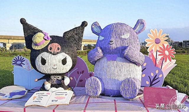 桃园仙草嘉年华「紫邀你」「酷洛米」主题装置穿梭浪漫紫色花海