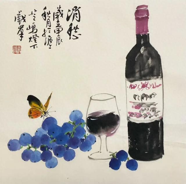一组充满生活气息的水墨小品画，勾起了多少人的回忆