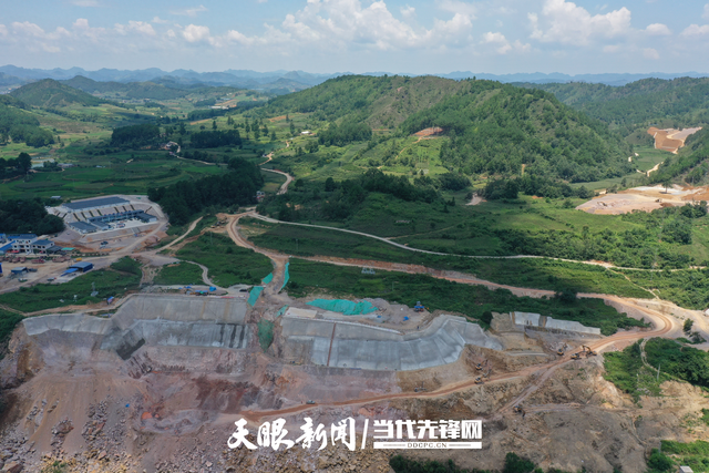 每天保持3500立方米开挖强度｜贵州宣威水库工程多面施工建设提速