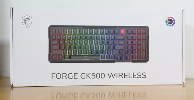 微星GK500W暗黑三模机械键盘：游戏办公两不误"无线自由"解决方案