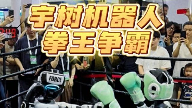 当宇树机器人“打”起来了……居然全在围观，没人劝！