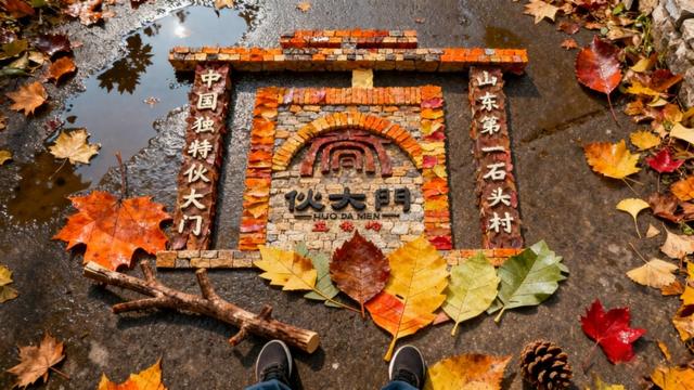 美翻了！肥城落叶成诗！经典景区热门打卡地！秋画！～