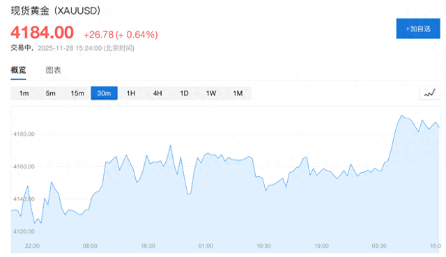 “黑五购物节”交易清淡，芝商所故障交易一度停摆，金油齐涨，白银新高