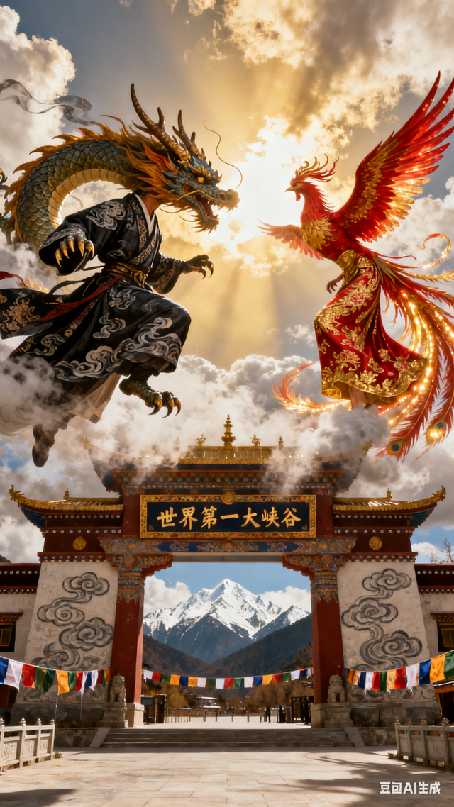 无双道龙赵小荣游记《 一笔祥龙行天下 》（六十七）雅鲁藏布大峡谷