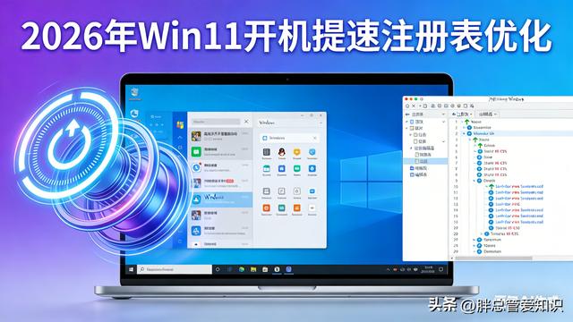 win7注册表优化（微软Windows 11开机提速神操作修改1处注册表）