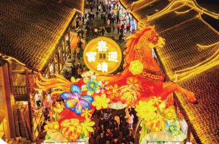 会泽县 雪舞乌蒙 灯耀古城