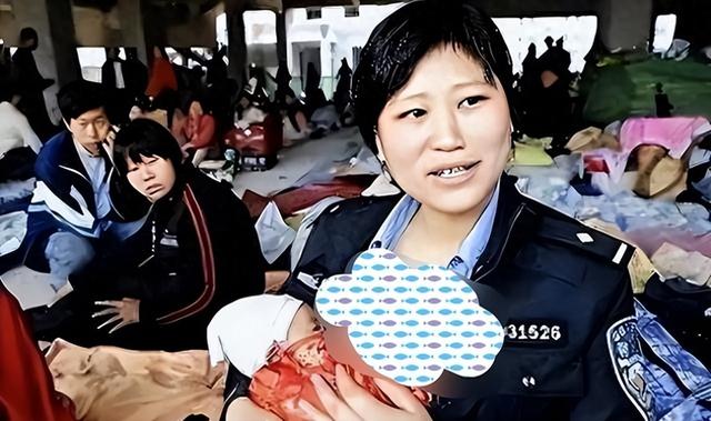 16年前，汶川女警揭衣露乳哺育9婴，归来连升四级，最后结局泪目