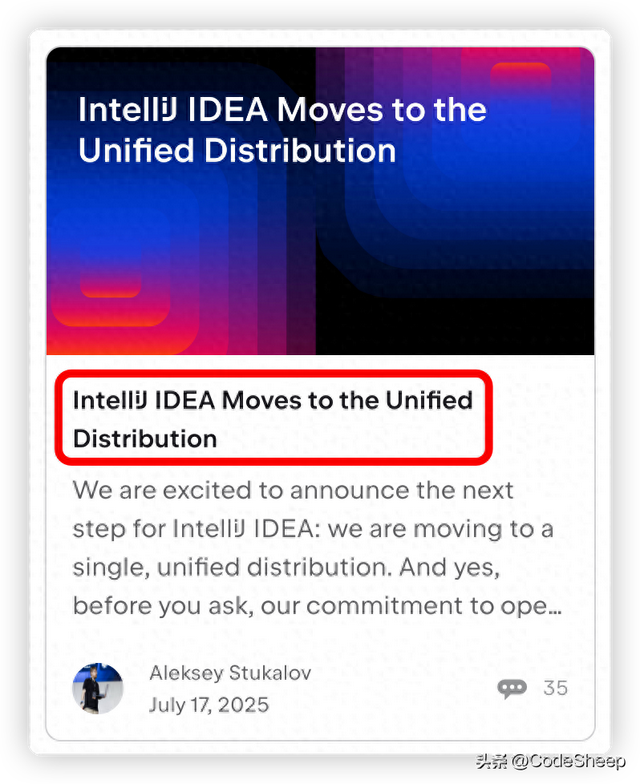 JetBrains出手了，IDEA重大调整，来了！