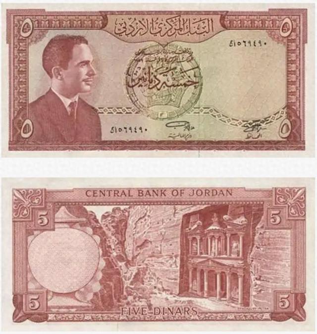 约旦纸币上的世界遗产--佩特拉古城