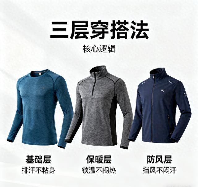 告别冻成狗_出汗着凉！冬季跑步“三层穿搭法”，越跑越暖！