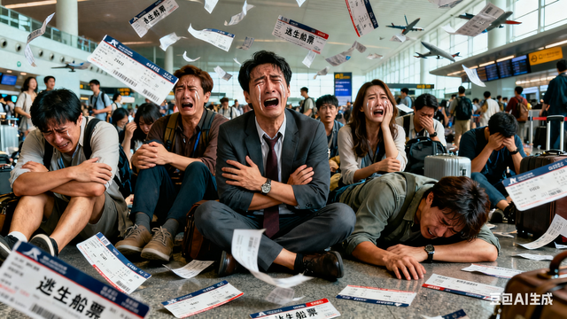 机票秒变“逃生船票”，游客集体哭晕