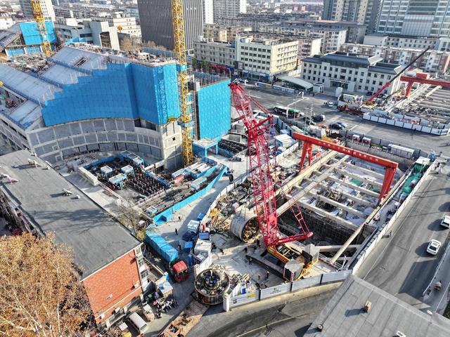 石家庄地铁5号线冬季施工有序推进