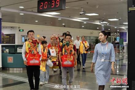 妈祖坐商务舱赴巴黎交流 有专属登机牌
