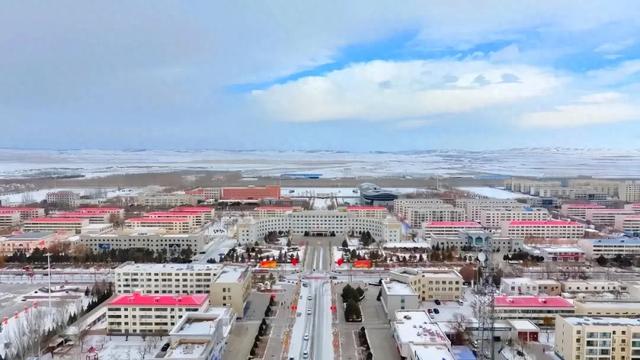 阿克塞县：雾凇漫城 绘就冬日诗意画卷