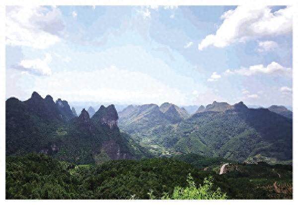灵川大境“千里江山图” 如诗如画的峰林画卷
