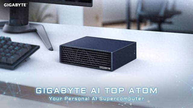技嘉AI TOP ATOM上市：搭载英伟达GB10超级芯片，算力达1000TOPS