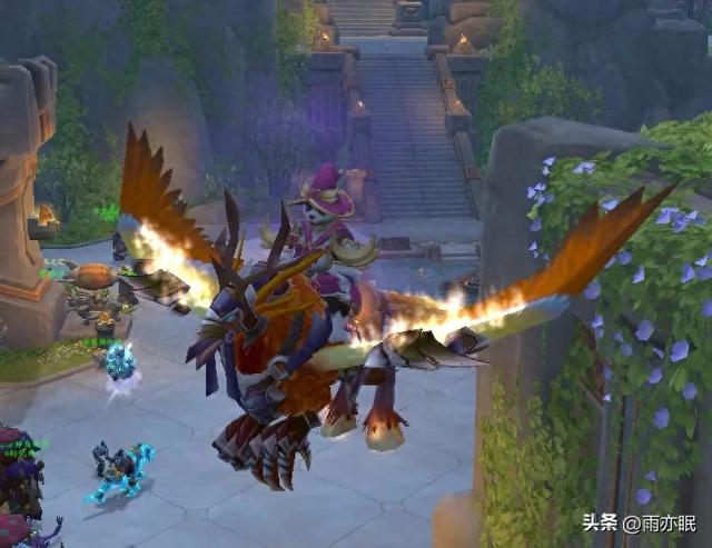 浴火角鹰兽怎么获得（魔兽世界正式服自带火焰的角鹰兽坐骑获得方法）