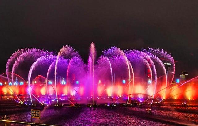 江西五日自由行：秋水广场音乐喷泉 · 亚洲之最的视觉盛宴