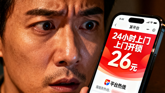 26元开锁变1300元！深夜“价格刺客”，刺的是普通人的无助