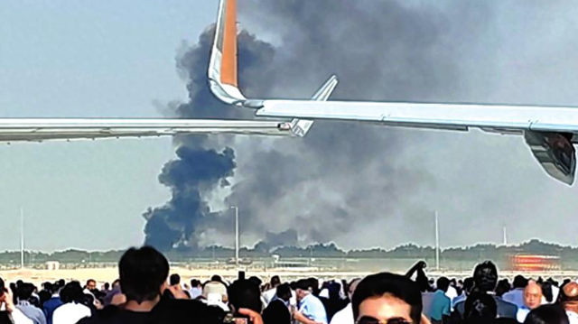 生死一瞬间！“光辉”战机在迪拜航展坠落，印度飞行技术再遭质疑