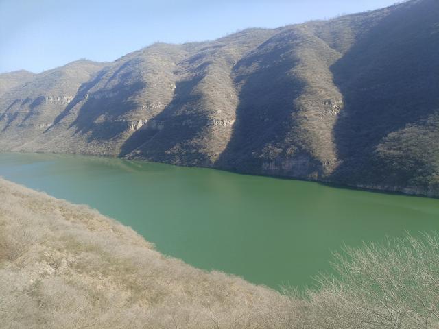 陕西的关中大峡谷蓄水啦