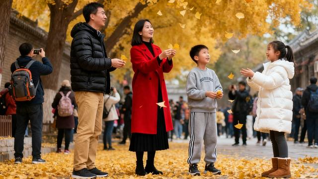 半壁街秋韵：银杏叶里的圣城文脉