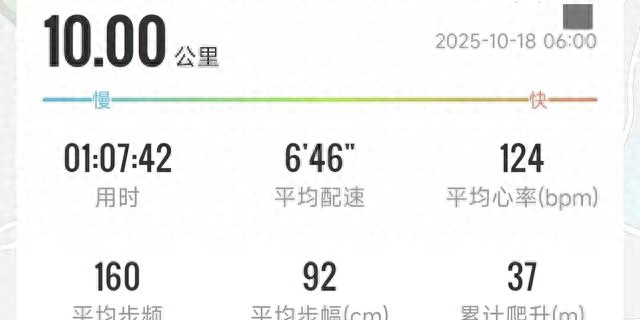 2025年第138次跑步！这应该就是我跑步以来的最低平均心率了！