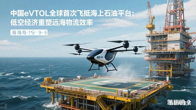 中国eVTOL全球首次飞抵海上石油平台：低空经济重塑远海物流效率