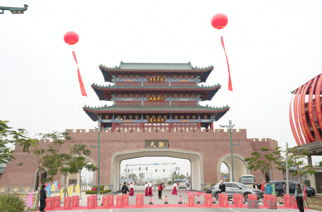 朝天古城门楼竣工开放！状元故里吴阳添文化新名片