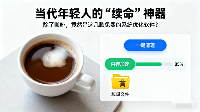 系统优化软件(当代人的续命神器除了咖啡)