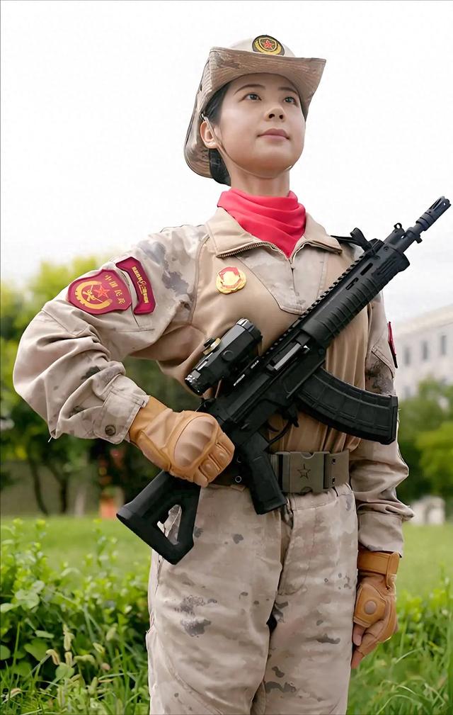 “93阅兵”女民兵王米佳：出身空姐，婆婆和母亲替她负重前行