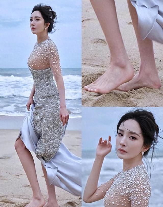 三亚红毯丑出圈，杨幂肉色内搭尴尬，关晓彤拖鞋辣眼，周冬雨驼背