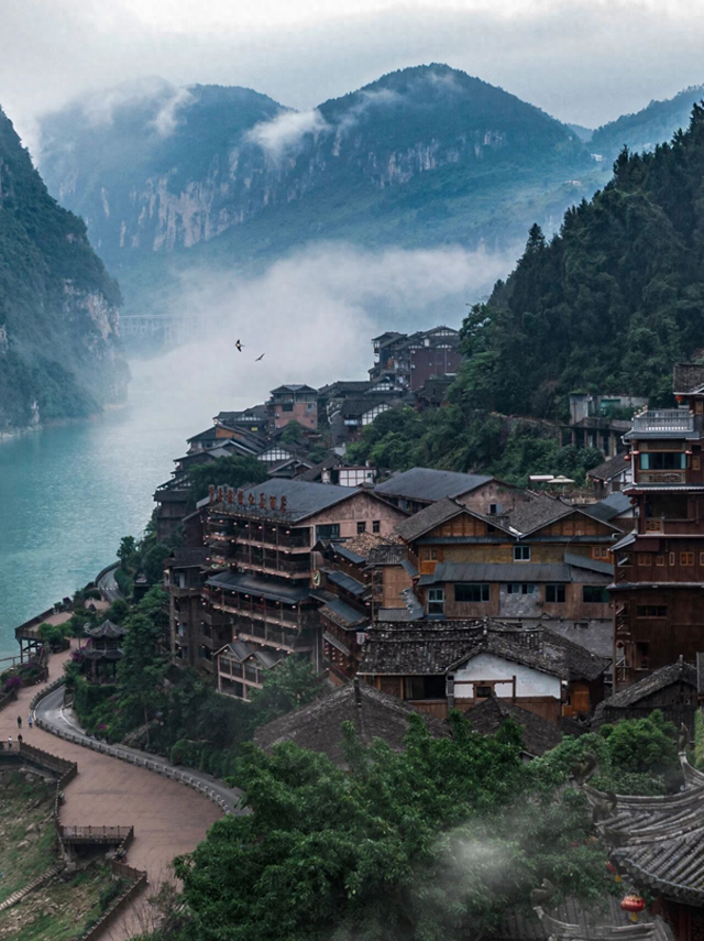 龚滩古镇：在乌江画廊里邂逅千年唐街宋城🍃