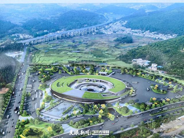 黄果树游客服务中心项目预计国庆节投用 | 大抓项目看进度
