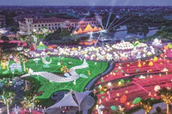 游“嘉兴夜花园” 来一场梦幻之旅