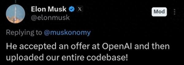 xAI指控前工程师窃密跳槽OpenAI，马斯克震怒发起诉讼