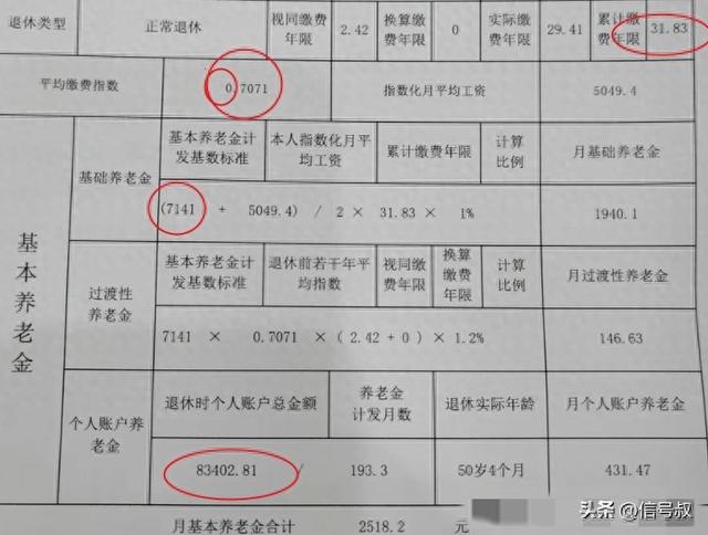 武汉大姐退休了！工龄31年10个月，个人账户存储额83402.81元