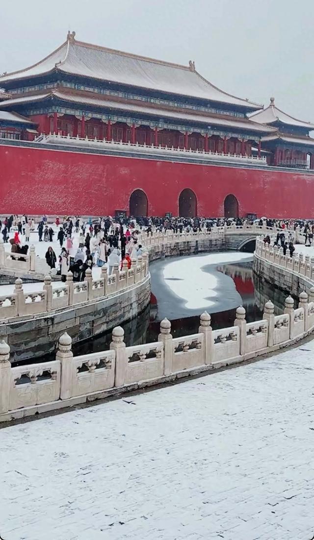北京故宫下雪了❄️
