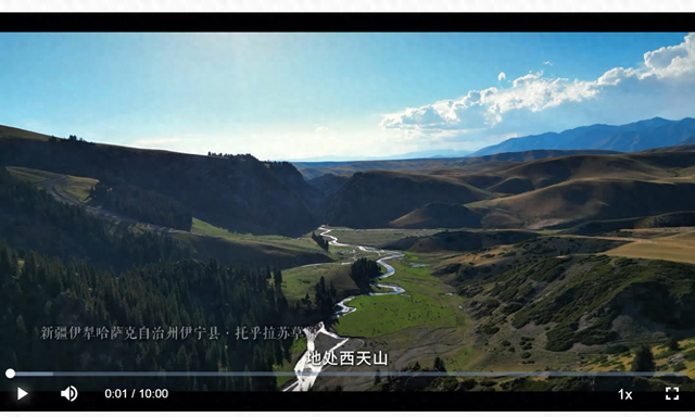 万人说新疆丨草原之光