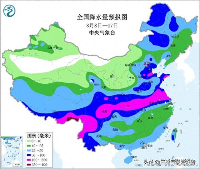 湖北降雨中心已定！今晚至明天8月9号天气预报，大雨暴雨分布如下