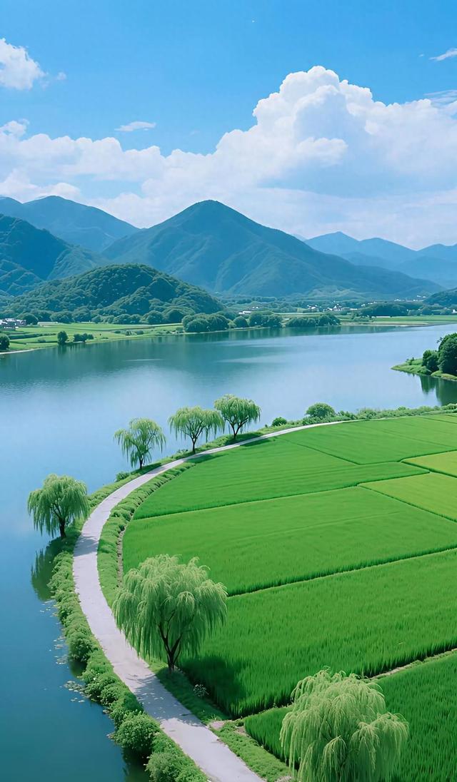 万物各成一景，确在风里相融