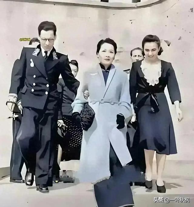 这是宋美龄年轻时的真实样貌，不是演员饰演	，是货真价实的老照片