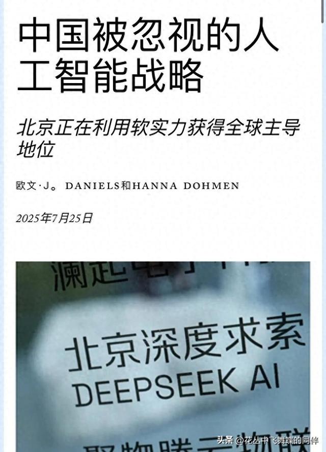 中国AI模式出海 美国技术外交遇冷！