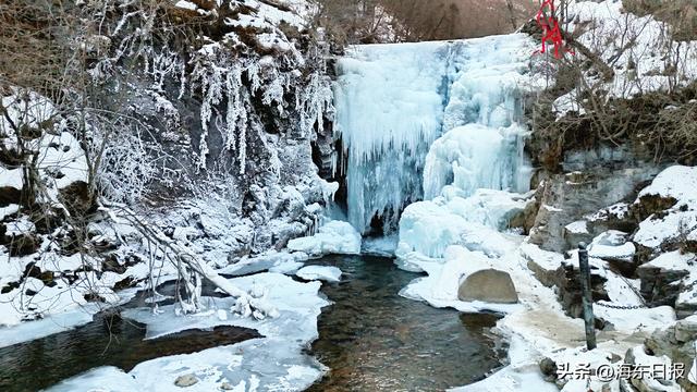 扎隆沟景区雾凇进入最佳观赏期