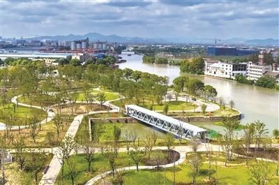 临平区大运河国家文化公园全线贯通 3.5公里滨水生态景观带亮相