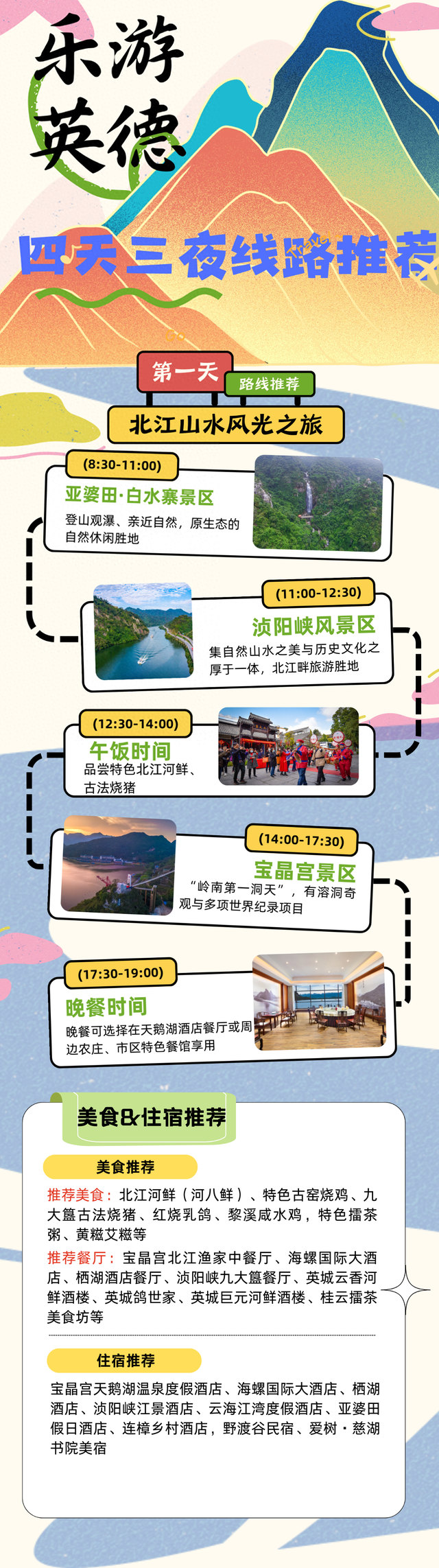 国庆去哪里？英德4天3夜保姆级旅游线路出炉！