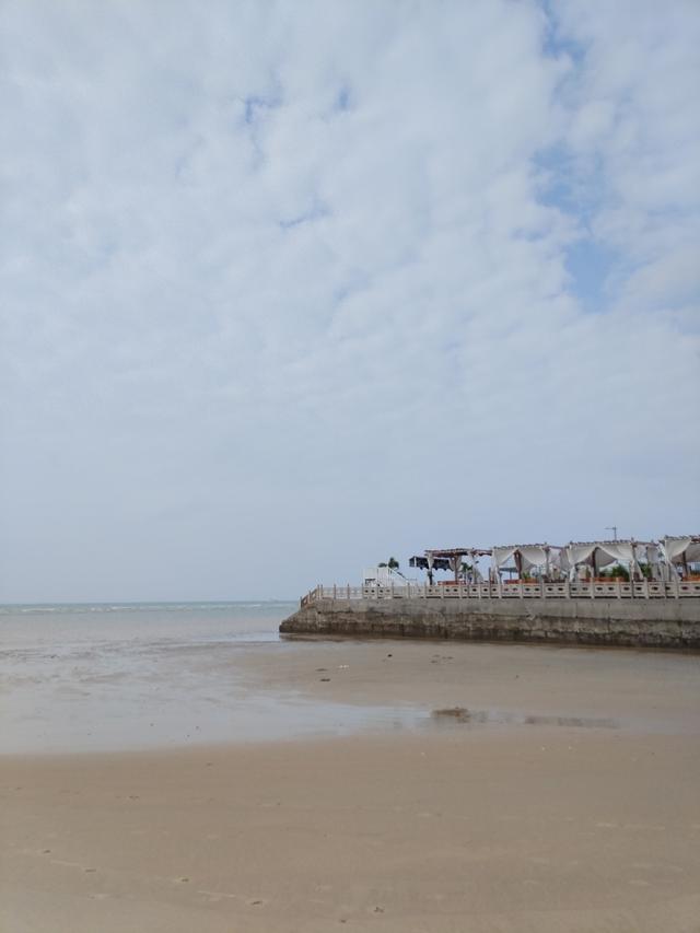 大墩海滩的退潮时分